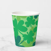 Saint Patrick’s Day Shamrock Green Paper cups 紙コップ (正面)