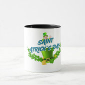 Saint Patrick’s Day Shirt – Lucky Leprechaun Hat & マグカップ (中央)