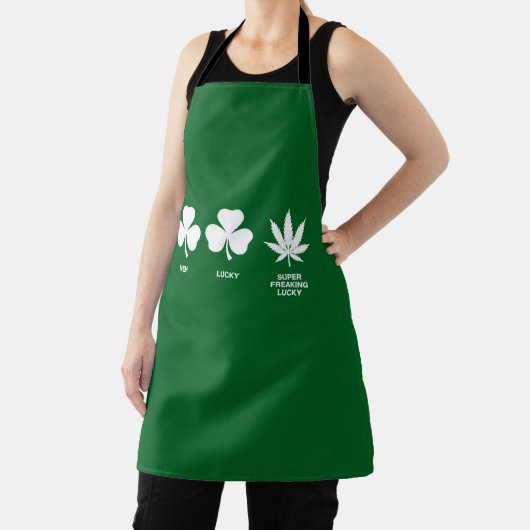 Saint Patricks おもしろいパーティーfor Guys エプロン (インサイチュ)