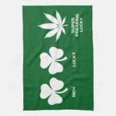 Saint Patricks おもしろいパーティーfor Guys キッチンタオル (縦)