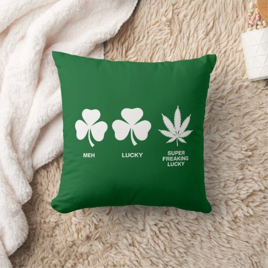Saint Patricks おもしろいパーティーfor Guys クッション (ブランケット)