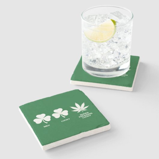 Saint Patricks おもしろいパーティーfor Guys ストーンコースター (横)