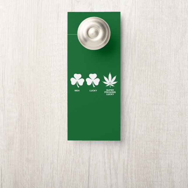 Saint Patricks おもしろいパーティーfor Guys ドアノブサイン (ノブ)