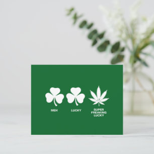 Saint Patricks おもしろいパーティーfor Guys ポストカード