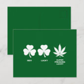 Saint Patricks おもしろいパーティーfor Guys ポストカード (正面/裏面)