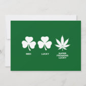 Saint Patricks おもしろいパーティーfor Guys 招待状 (正面)