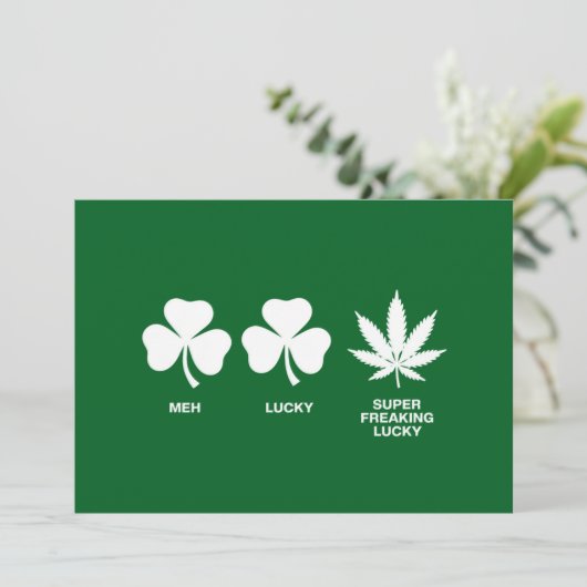Saint Patricks おもしろいパーティーfor Guys 招待状 (スタンド正面)