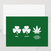 Saint Patricks おもしろいパーティーfor Guys 招待状 (正面/裏面)
