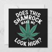 Saint Patricks おもしろいパーティーfor Guys 素晴らし Parade 招待状 (正面)