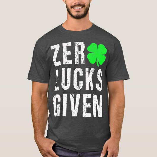 saint patricks dayおもしろいシャムロックアイリッシュティー tシャツ (正面)