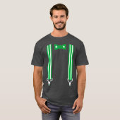 saint patricks dayおもしろいシャムロックボウタイ tシャツ (正面フル)