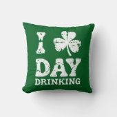 saint patricks dayおもしろいパーティーセントパスおもしろいドリンク クッション (正面)