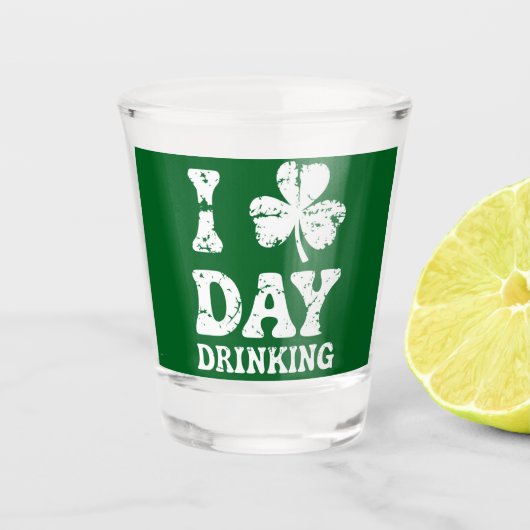 saint patricks dayおもしろいパーティーセントパスおもしろいドリンク ショットグラス (正面)
