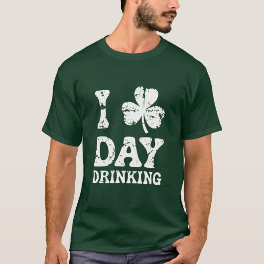 saint patricks dayおもしろいパーティーセントパスおもしろいドリンク tシャツ (正面)