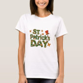 Saint patricks dayおもしろいフローラフェスティバル2024 tシャツ (正面)