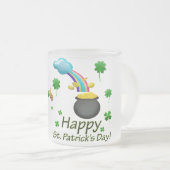 Saint patricks dayすりガラス フロストグラスマグカップ (正面右)