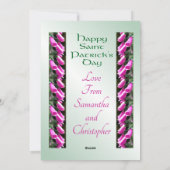 Saint patricks dayアイリッシュ賛美ズフォーマムホリデイ シーズンカード (裏面)