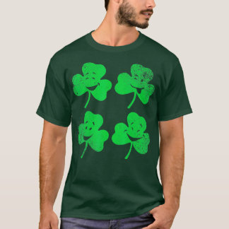 Saint patricks dayクローバーフォーリーフシャムロックラッキー tシャツ
