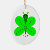 Saint patricks dayバタフライオーナメント セラミックオーナメント (右)