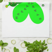 Saint patricks dayバタフライキッチンタオル キッチンタオル (折り畳み)