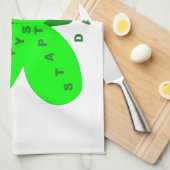 Saint patricks dayバタフライキッチンタオル キッチンタオル (四つ折り)