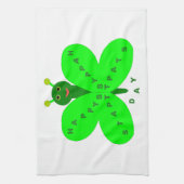 Saint patricks dayバタフライキッチンタオル キッチンタオル (縦)