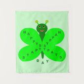 Saint patricks dayバタフライタペストリー タペストリー (正面)
