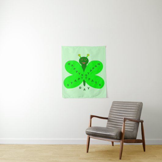 Saint patricks dayバタフライタペストリー タペストリー (インサイチュ)