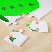 Saint patricks dayバタフライパズル ジグソーパズル (側面)