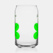Saint patricks dayバタフライ名前をカスタムする ガラス缶 (右)