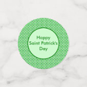 Saint patricks dayビー&シャムロックカスタムズ コンフェッティ (スモール正面)