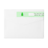 Saint patricks dayビー ラップアラウンドラベル (裏面)