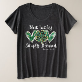 Saint patricks day宗教用プラスサイズシャツ プラスサイズTシャツ