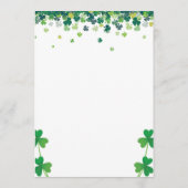 Saint patricks day招待状 招待状 (裏面)