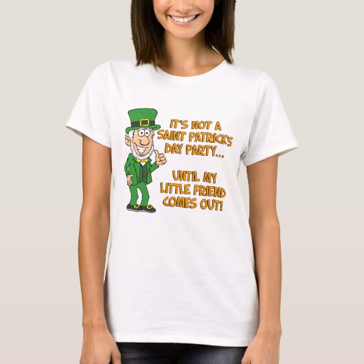 『Saint patricks day・トゥ・マイ・リトル・フレンド』 Tシャツ (正面)