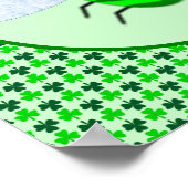 Saint patricks day・ビー・アンド・シャムロック ポスター (角)