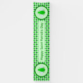Saint patricks day・ビー・アンド・シャムロック 横断幕 (縦)