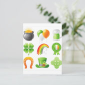 saint patricks day ポストカード (スタンド正面)