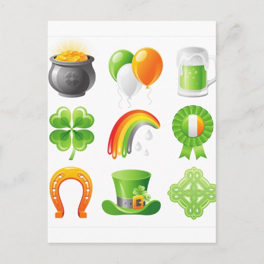 saint patricks day ポストカード (正面)