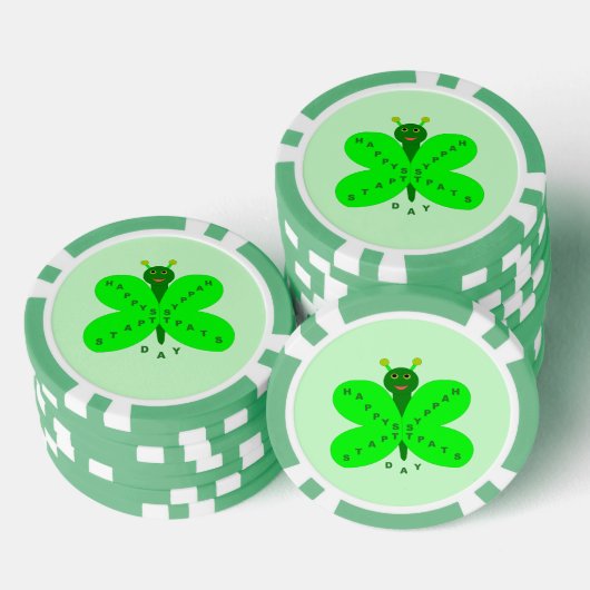 Saint patricks day ポーカーチップ (積み重ね)