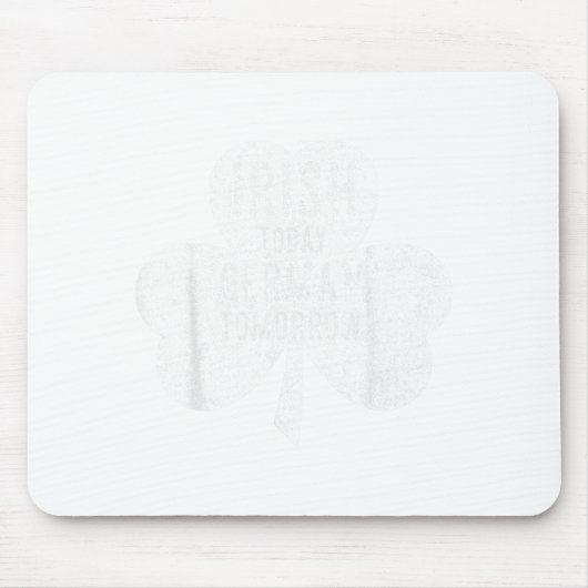 Saint Patricks Day Gift Irioday German Tomorrow マウスパッド (正面)