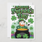 Saint Patrick's Day Holiday Card  シーズンカード (正面)
