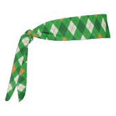  Saint Patrick's Day Irish colored argyle タイヘッドバンド (回転270)