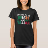 Saint Patrick's Day Irish Italian St Paddy's Day Tシャツ (正面)
