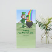 Saint Patrick's Day Leprechaun カード (スタンド正面)