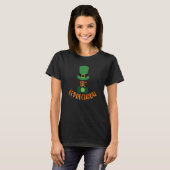 Saint Patrick's Day Lil Leprechaun Lucky Charm Pad Tシャツ (正面フル)