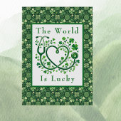 Saint Patrick's Day Lucky to Have Nurses Like You カード