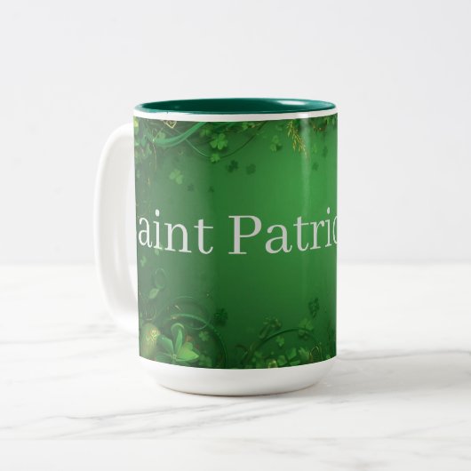 Saint Patrick's Day mug ツートーンマグカップ (正面左)