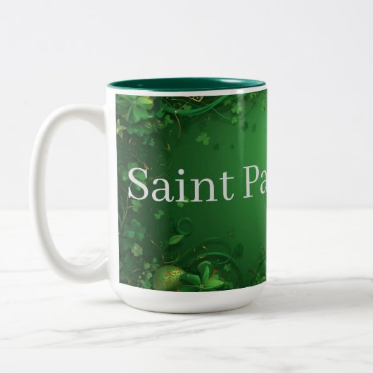 Saint Patrick's Day mug ツートーンマグカップ (左)