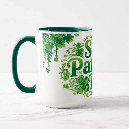 Saint Patrick's Day mug マグカップ (左)